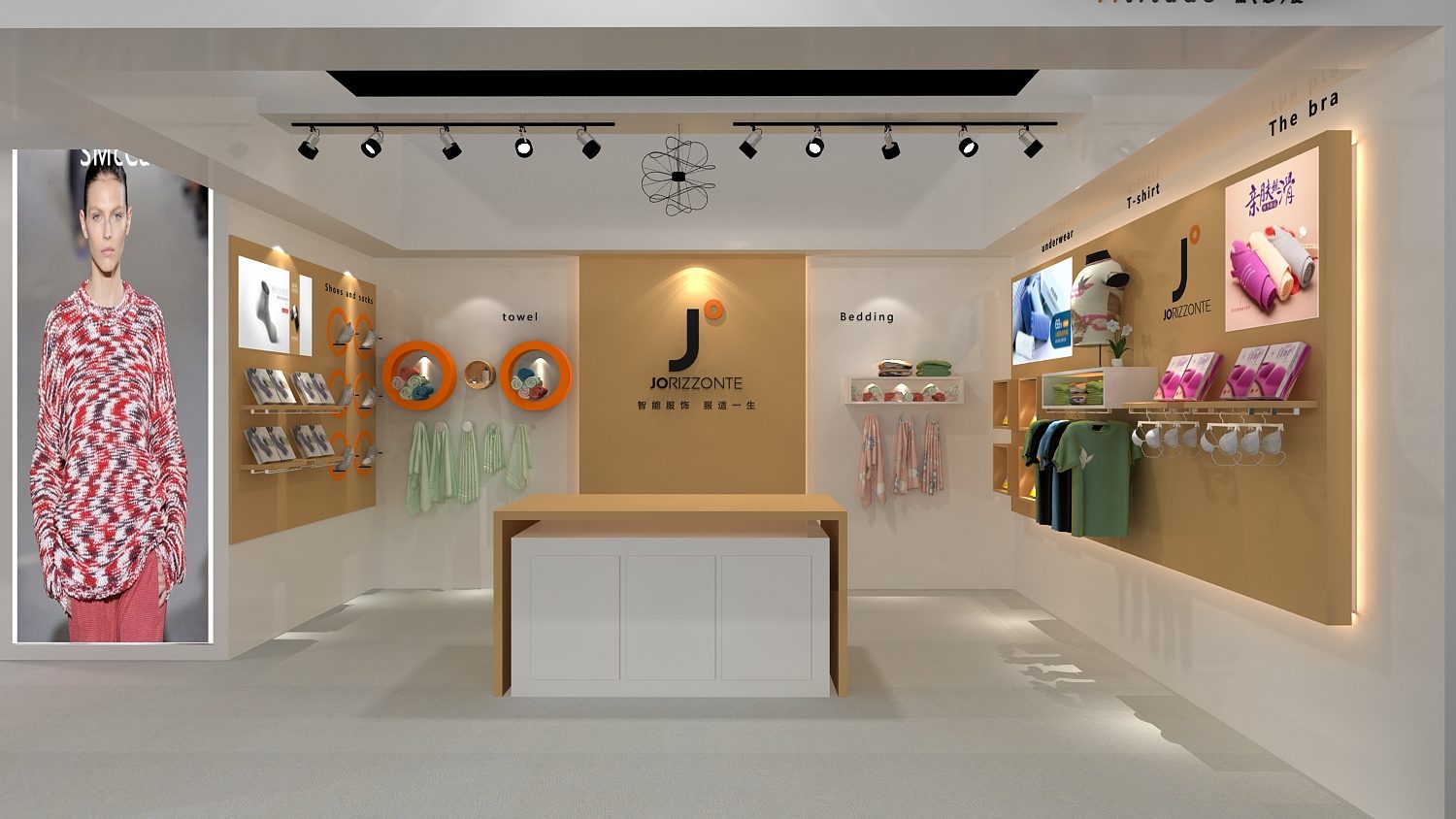 界傲 · 纺织面料展 90m² 效果图 2