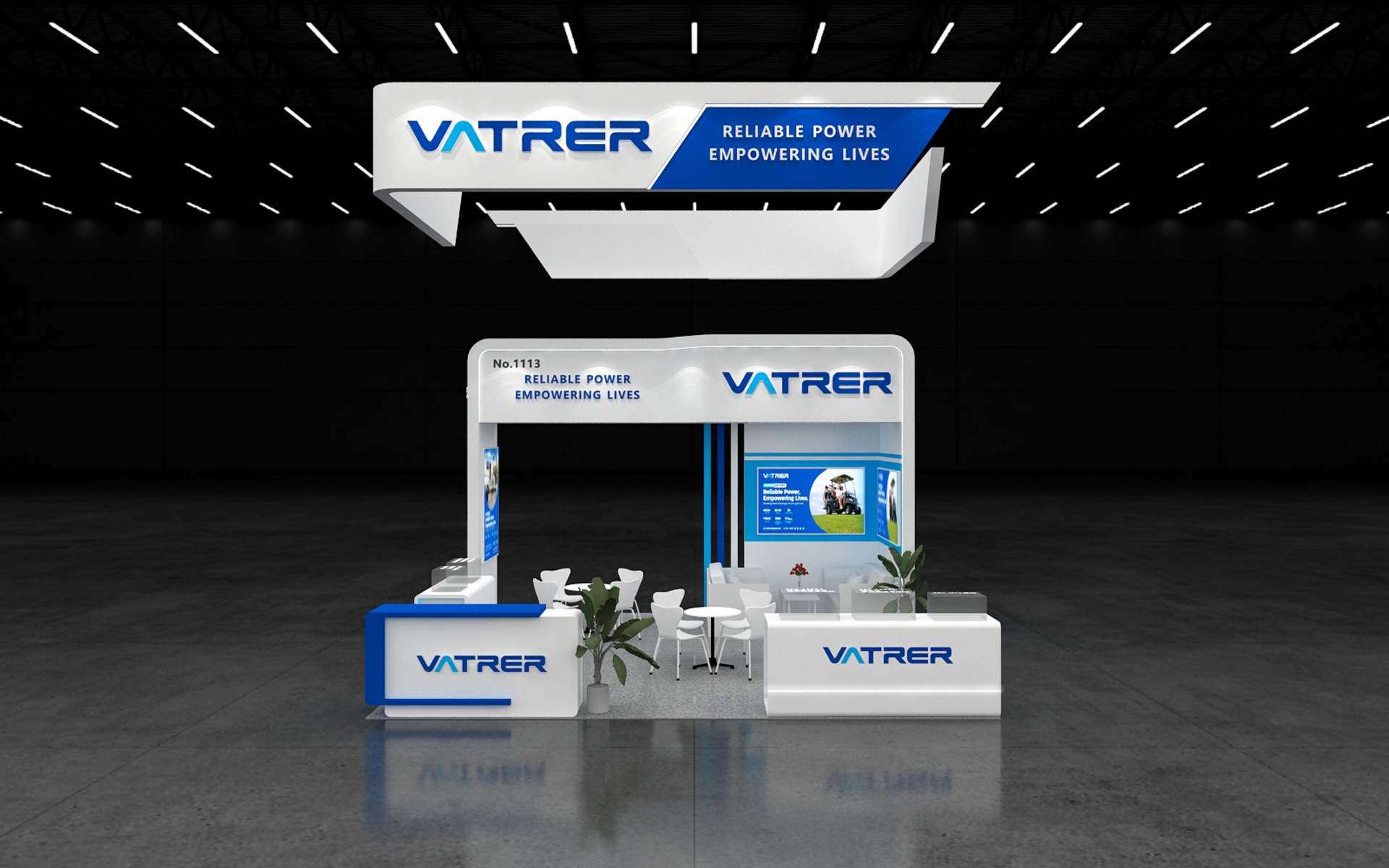 VATRER · 美国展展台设计 效果图 3